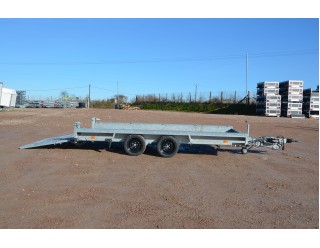 Vlemmix Porte-engin 400 x 180 PTAC 3500kg timon réglable avec hayon